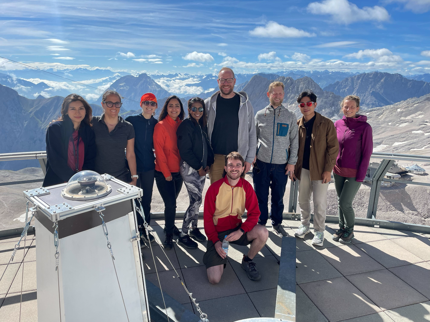 2024 lab retreat on Zugspitze
