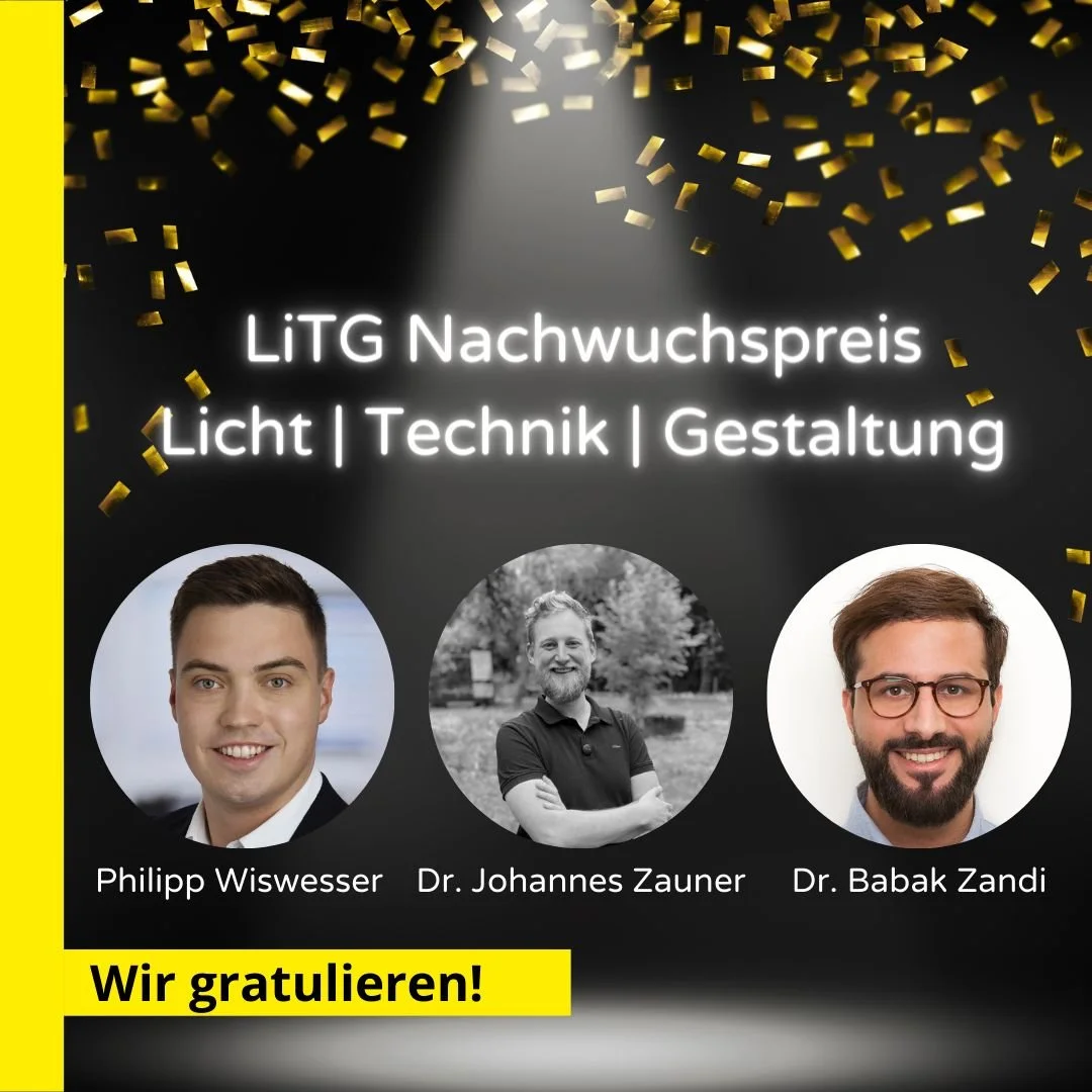 Johannes Zauner Receives LiTG Early Career Award