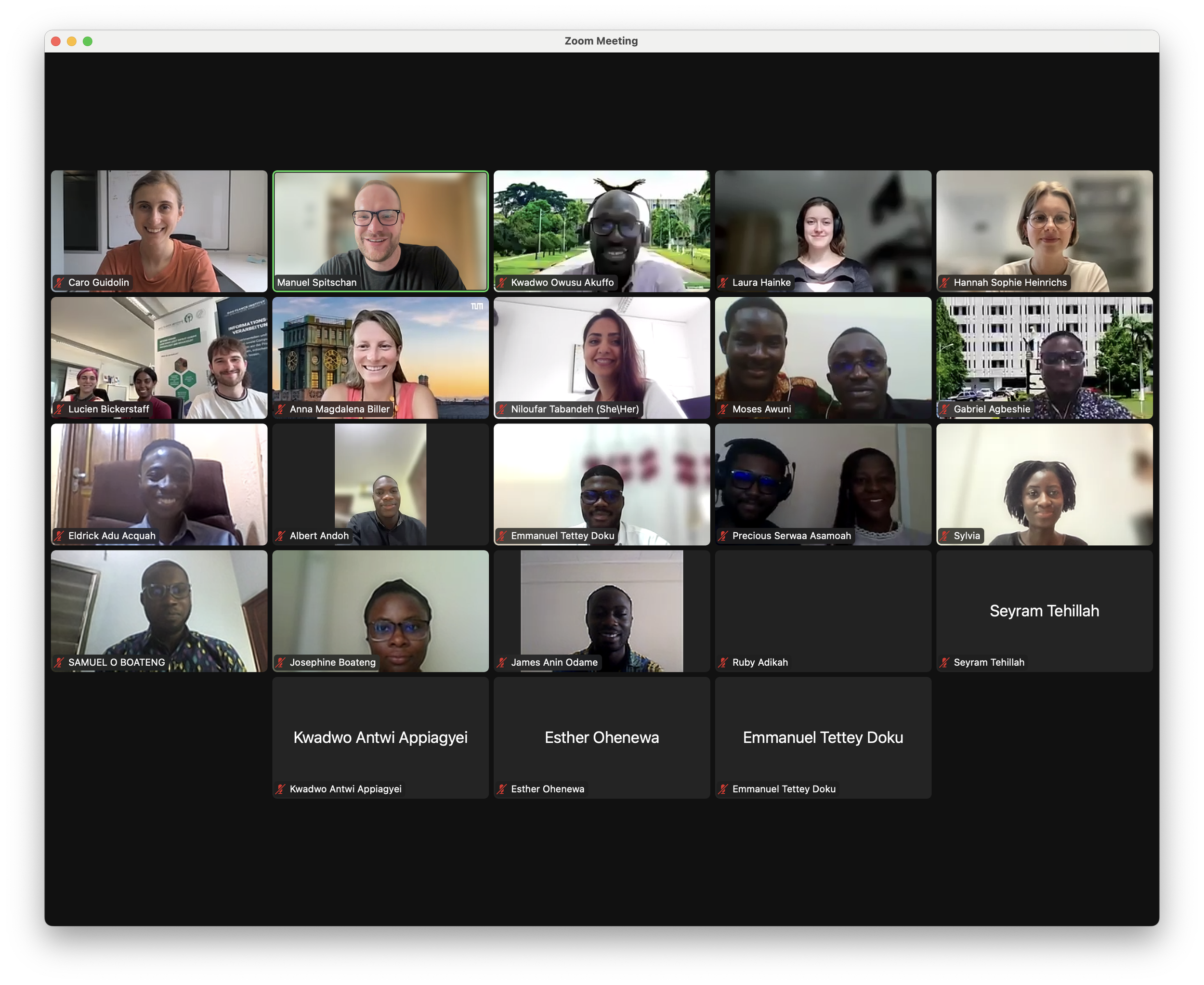 Kickoff of a new collaboration with KNUST (Ghana)