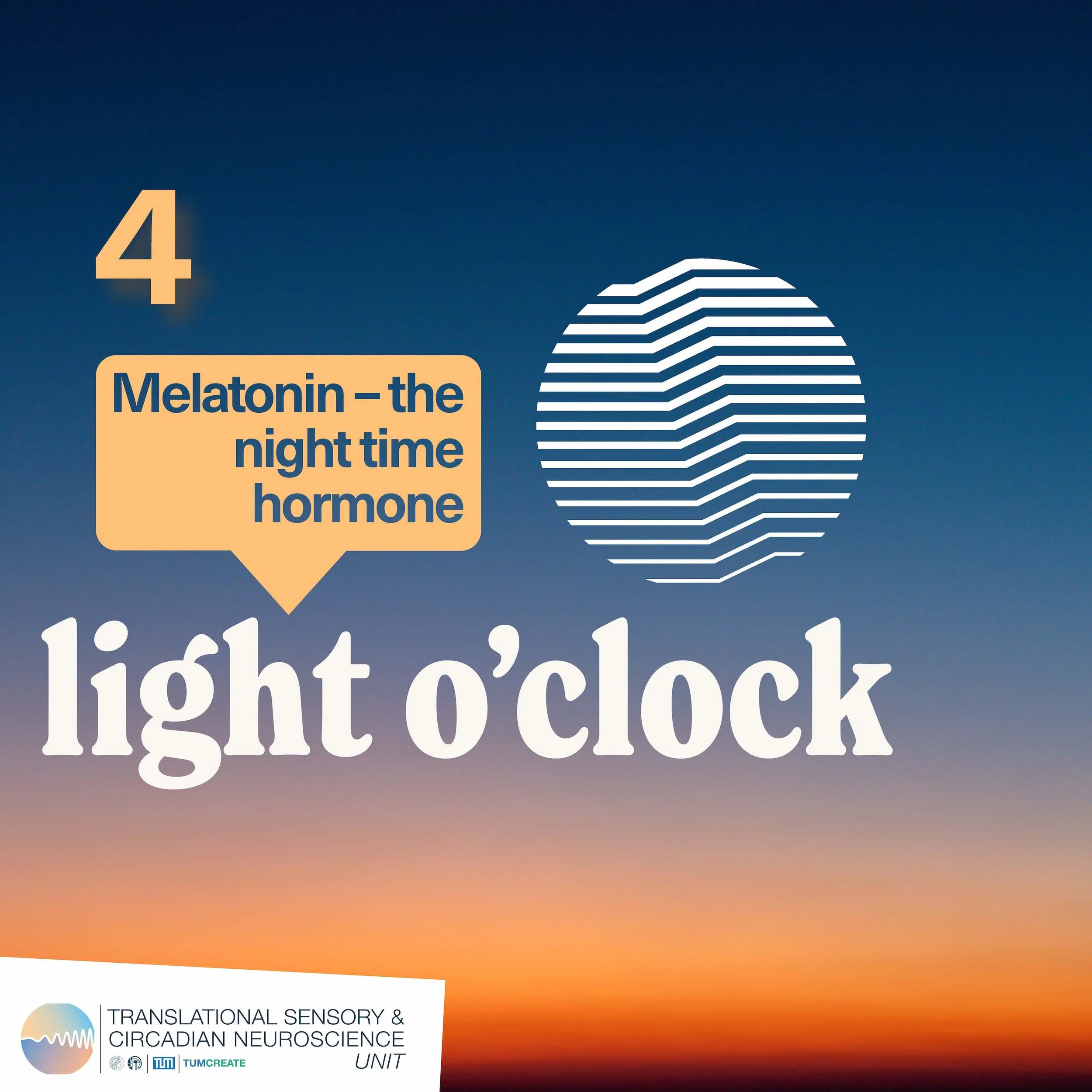 Episode 4: Melatonin – the night time hormone